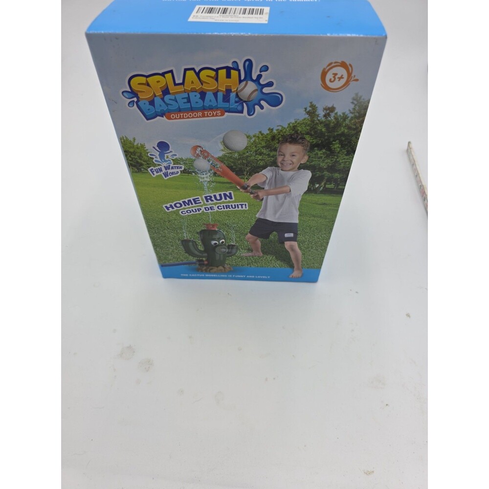 BASEBALL SPLASH SUMMER FUN WATER TOY
